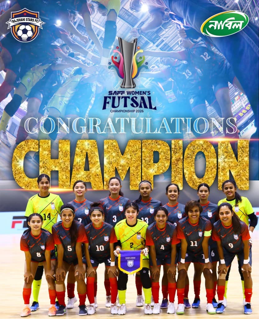 Rajshahi Stars FC crowned Women's Football League (WFL) Champions 2026
